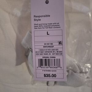 White Bra with Adjustable Straps